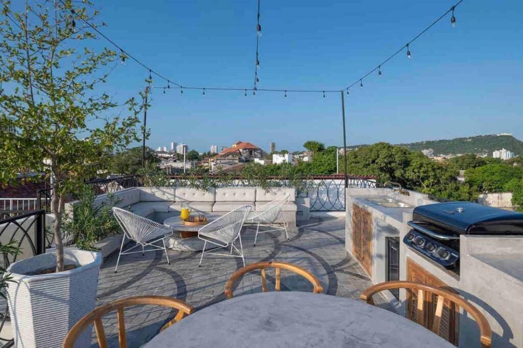 Villa Casa San Antonio, De Diseno Con Piscina En La Azotea. Cartagena